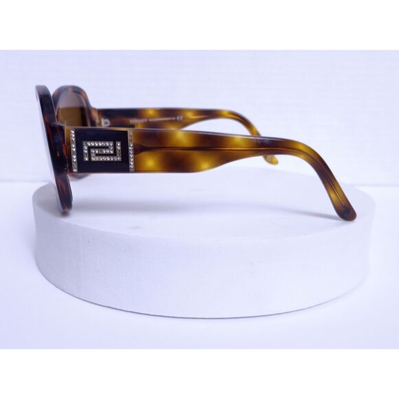 Versace Model 4166-B 58-15-135 Tortoise Rhinestone Sunglasses Butterfly Frame - Picture 4 of 16